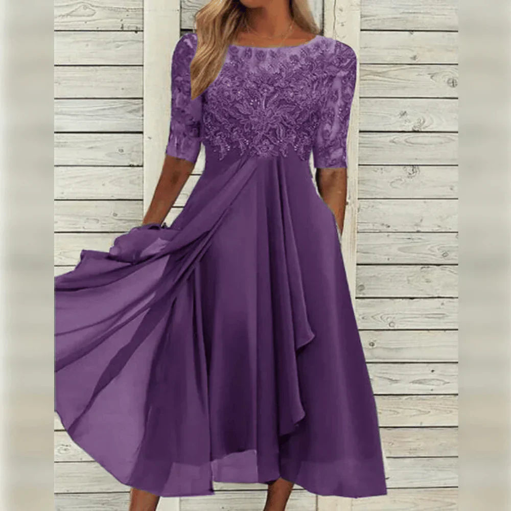 Atelier Élégance™ | Robe en Chiffon Élégante