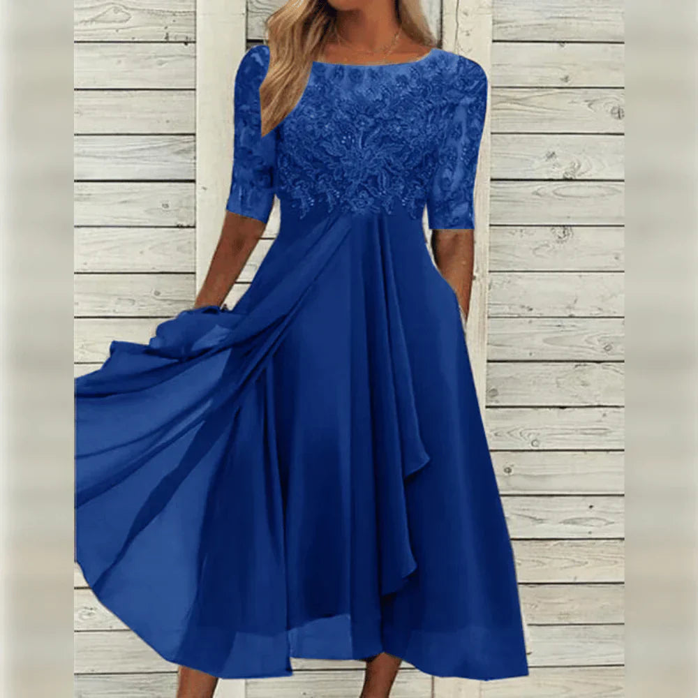 Atelier Élégance™ | Robe en Chiffon Élégante