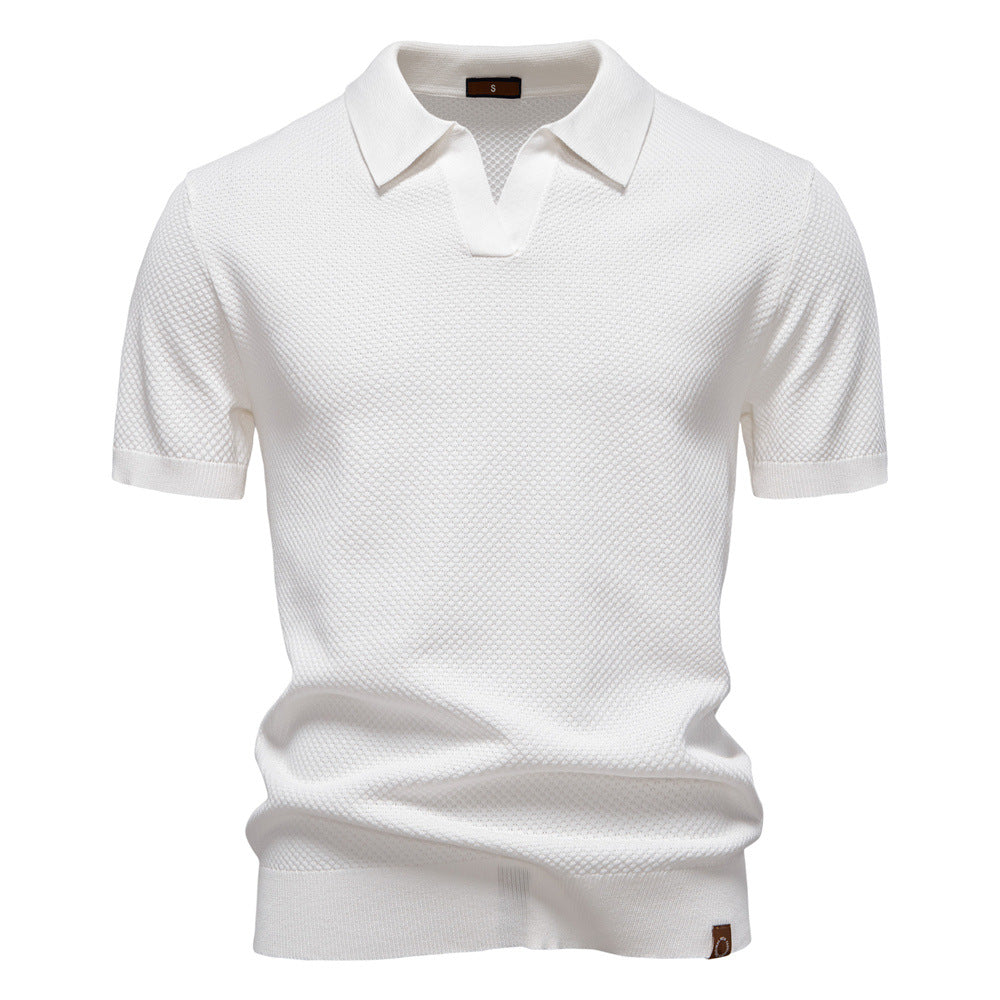 Atelier Élégance™ | Polo-shirt texturé