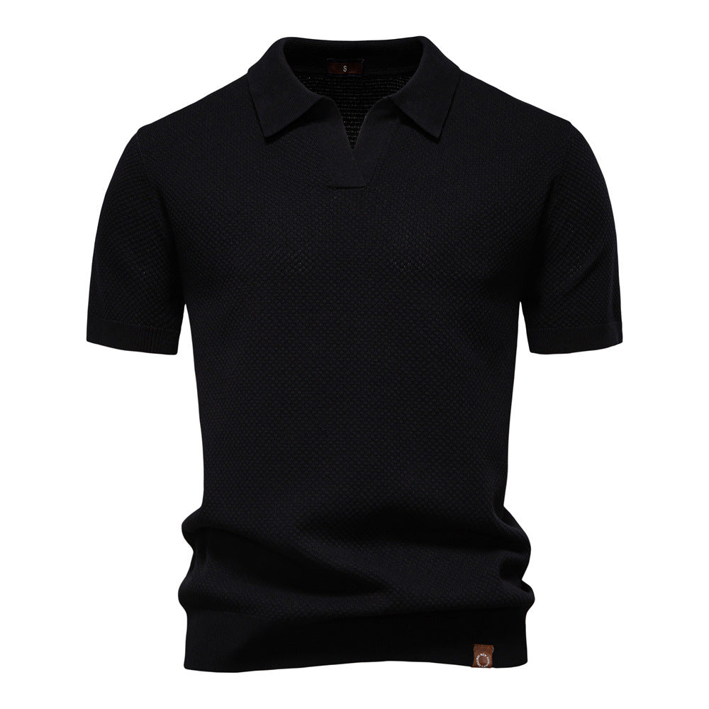 Atelier Élégance™ | Polo-shirt texturé
