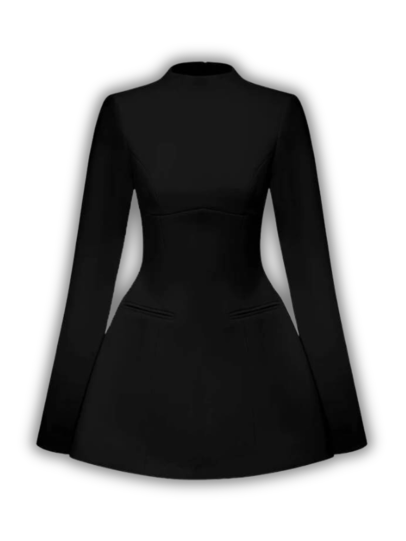 Atelier Élégance™ | Robe Mini en Coton – Élégance et Confort