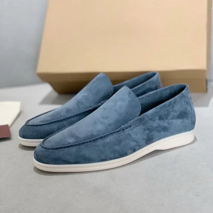 Atelier Élégance™ | Mocassins en daim chic
