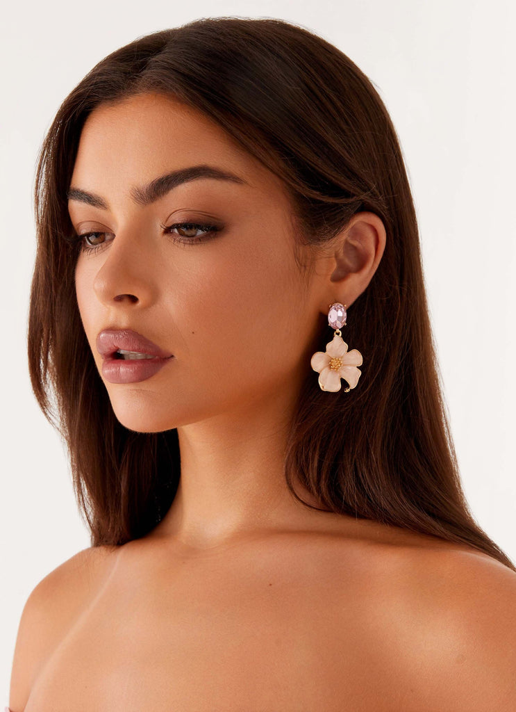 Atelier Élégance™ | Boucles d'oreilles Rose Romance