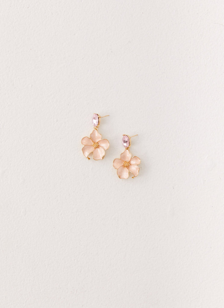 Atelier Élégance™ | Boucles d'oreilles Rose Romance
