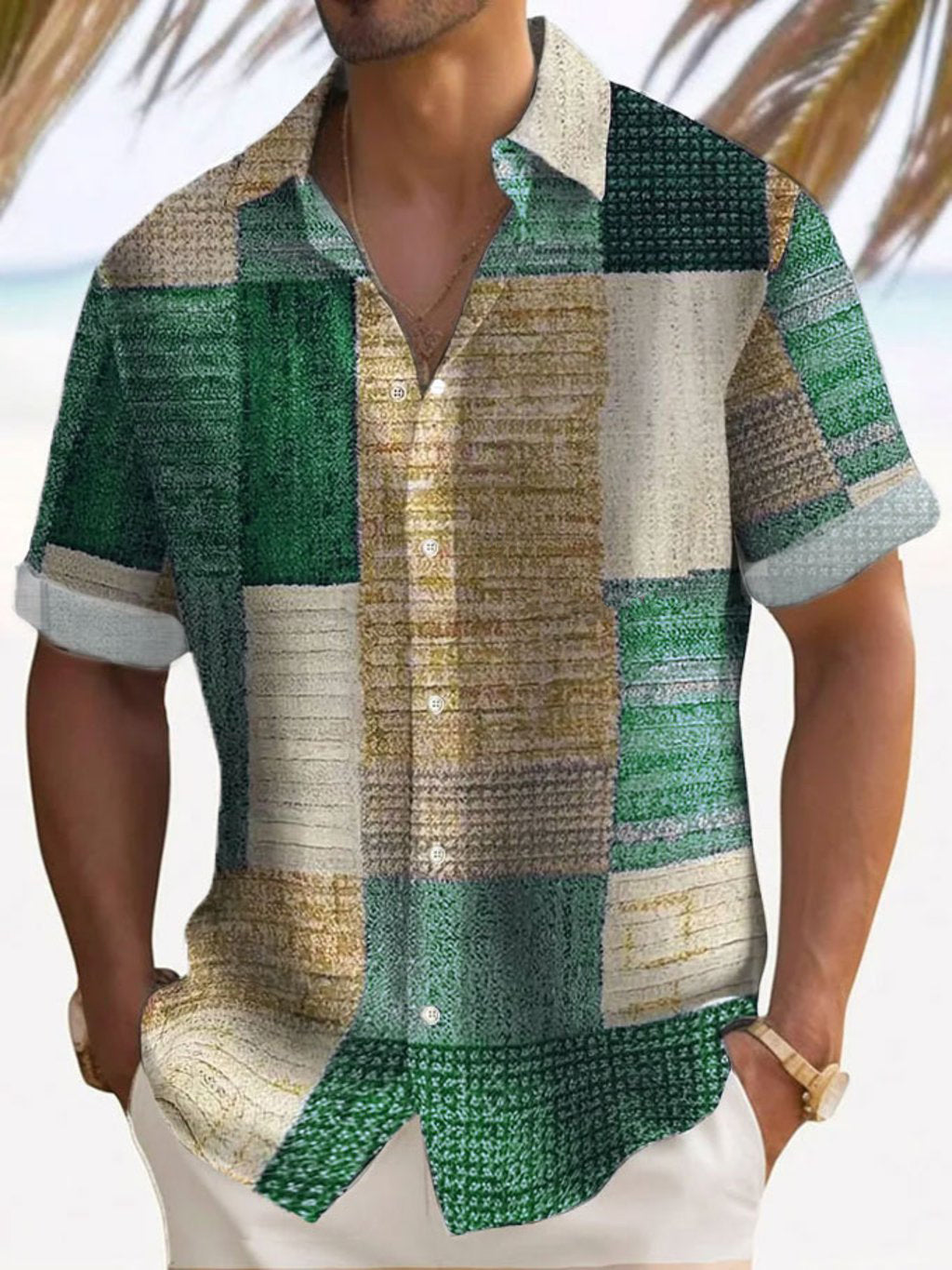 Lenoir™ | Chemise élégante à manches courtes