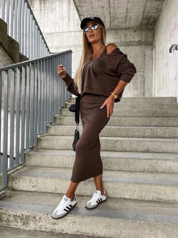 Atelier Élégance™ | Ensemble de loungewear en tricot