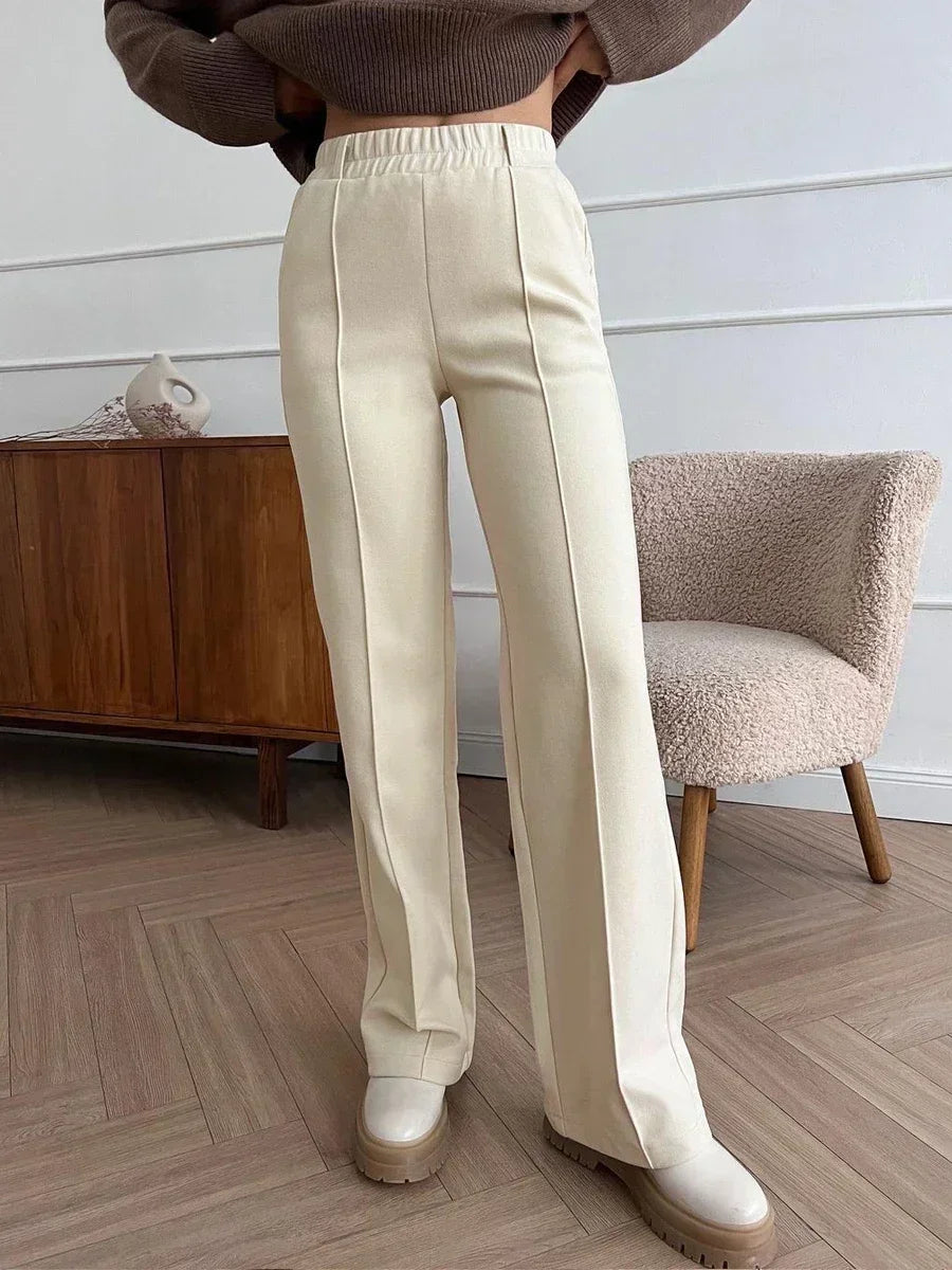 Atelier Élégance™ | Pantalon Élégant à Taille Élastique