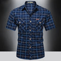 Lenoir™ | Chemise élégante à manches courtes à carreaux