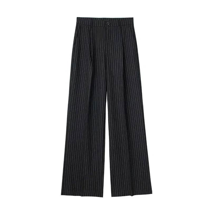 Atelier Élégance™ | Pantalon Large Écru Élégant