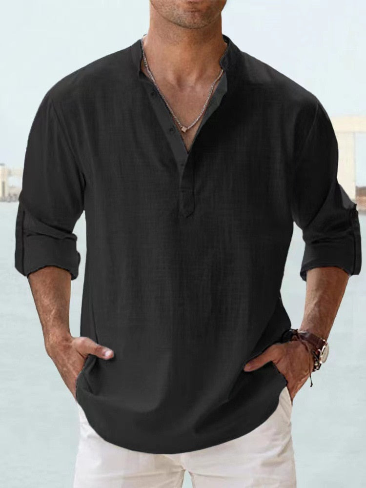 Atelier Élégance™ | Chemise en lin respirant