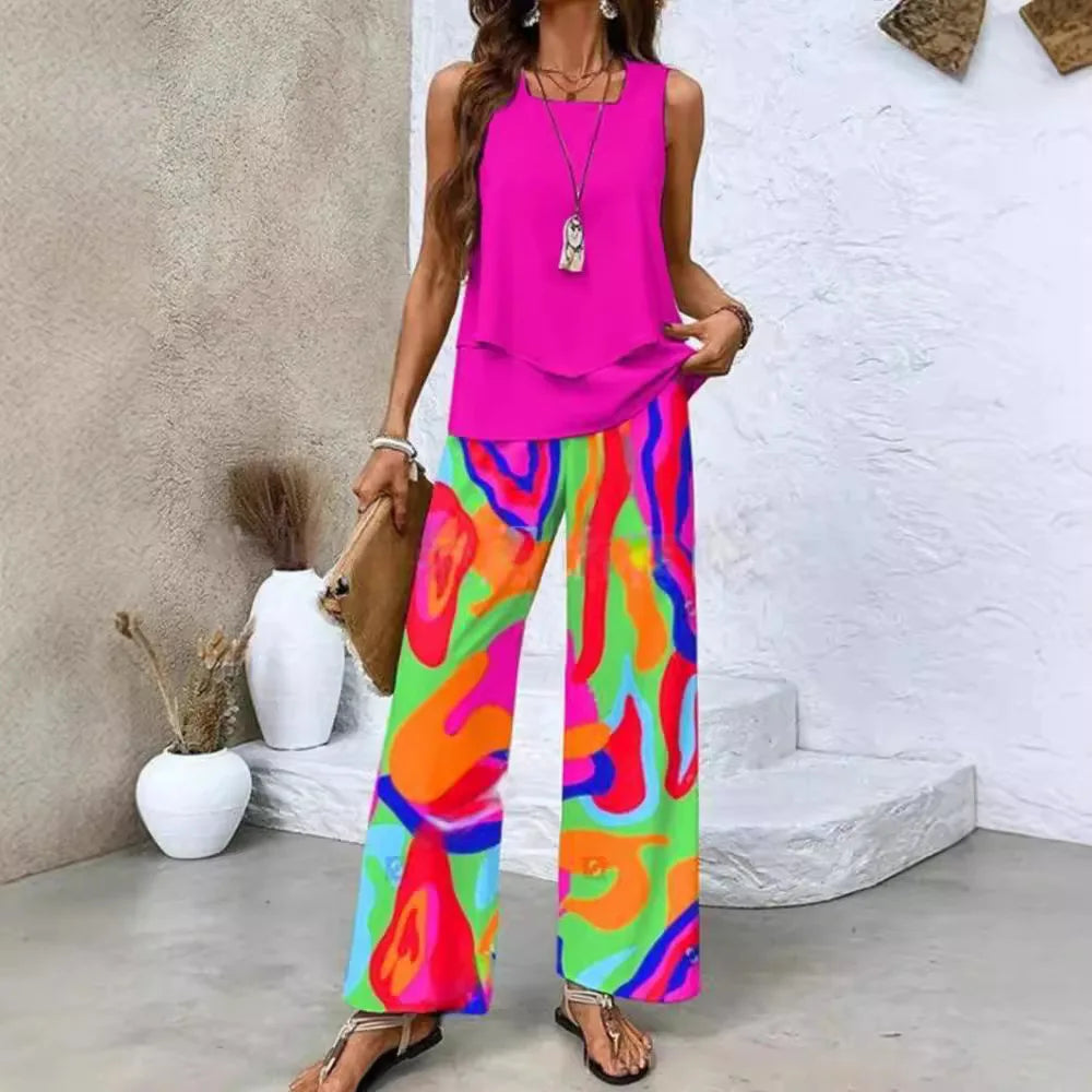 Atelier Élégance™ | Ensemble à imprimé tropical