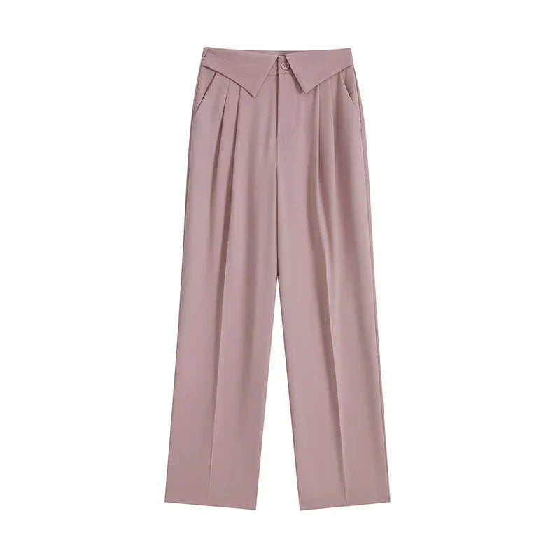 Atelier Élégance™ | Pantalon Évasé Élégance Structurée