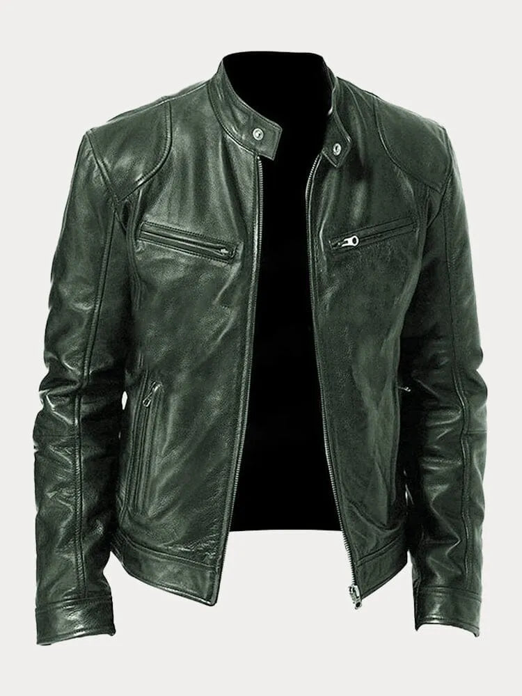 Atelier Élégance™ | Veste décontractée en cuir