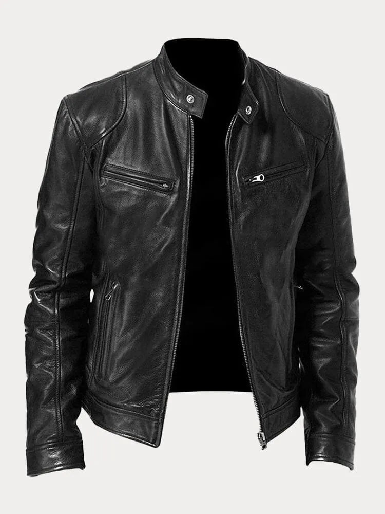 Atelier Élégance™ | Veste décontractée en cuir