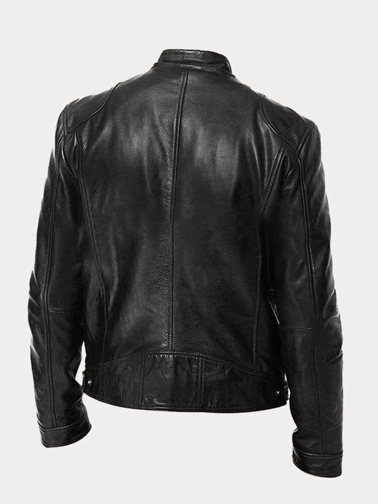 Atelier Élégance™ | Veste décontractée en cuir