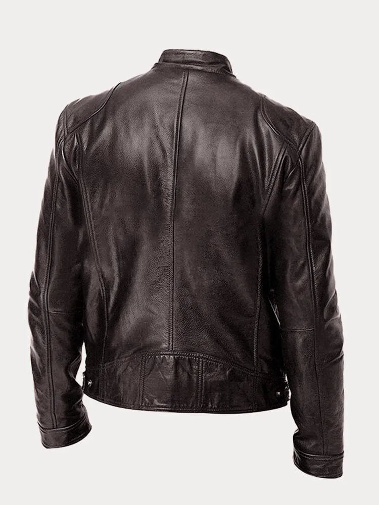 Atelier Élégance™ | Veste décontractée en cuir