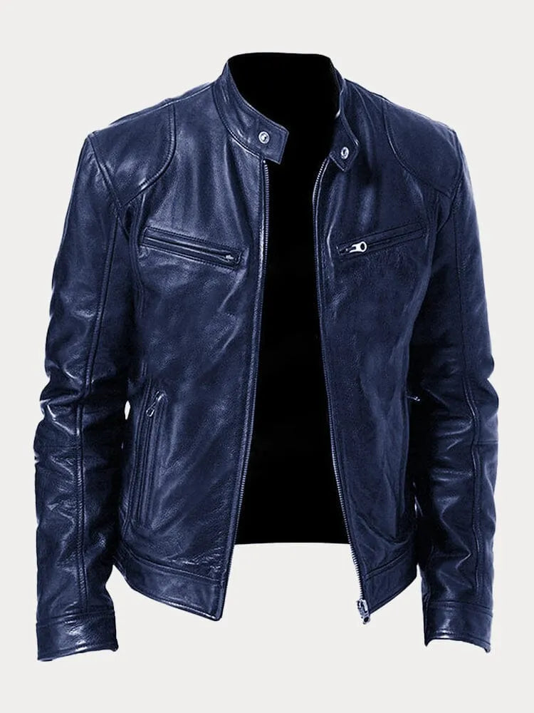 Atelier Élégance™ | Veste décontractée en cuir