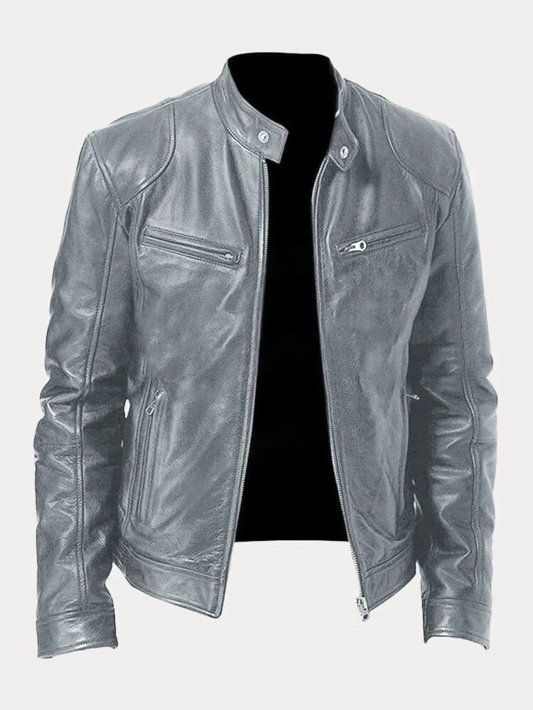 Atelier Élégance™ | Veste décontractée en cuir