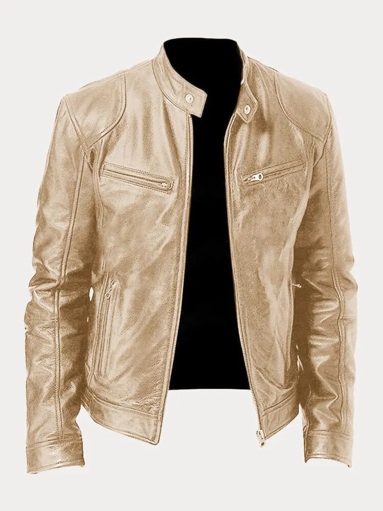 Atelier Élégance™ | Veste décontractée en cuir