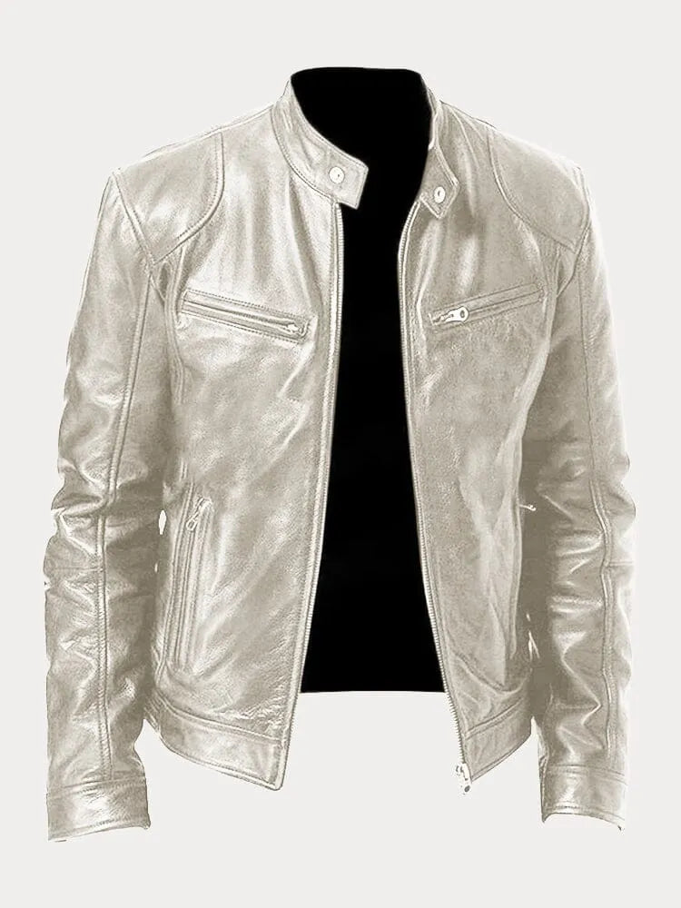 Atelier Élégance™ | Veste décontractée en cuir