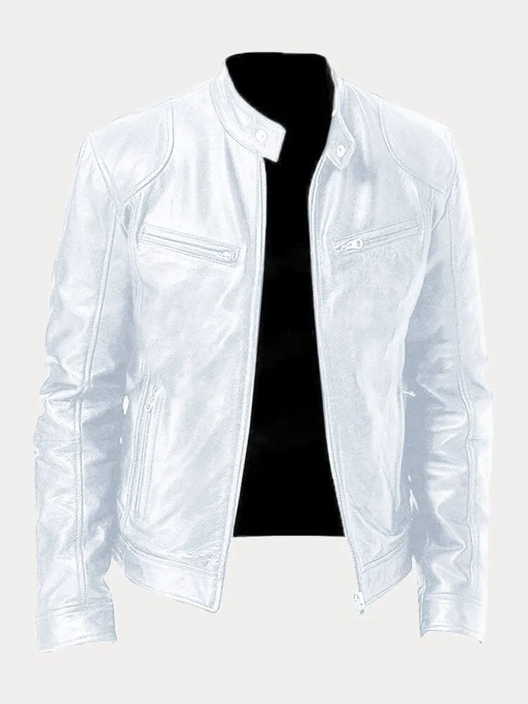 Atelier Élégance™ | Veste décontractée en cuir
