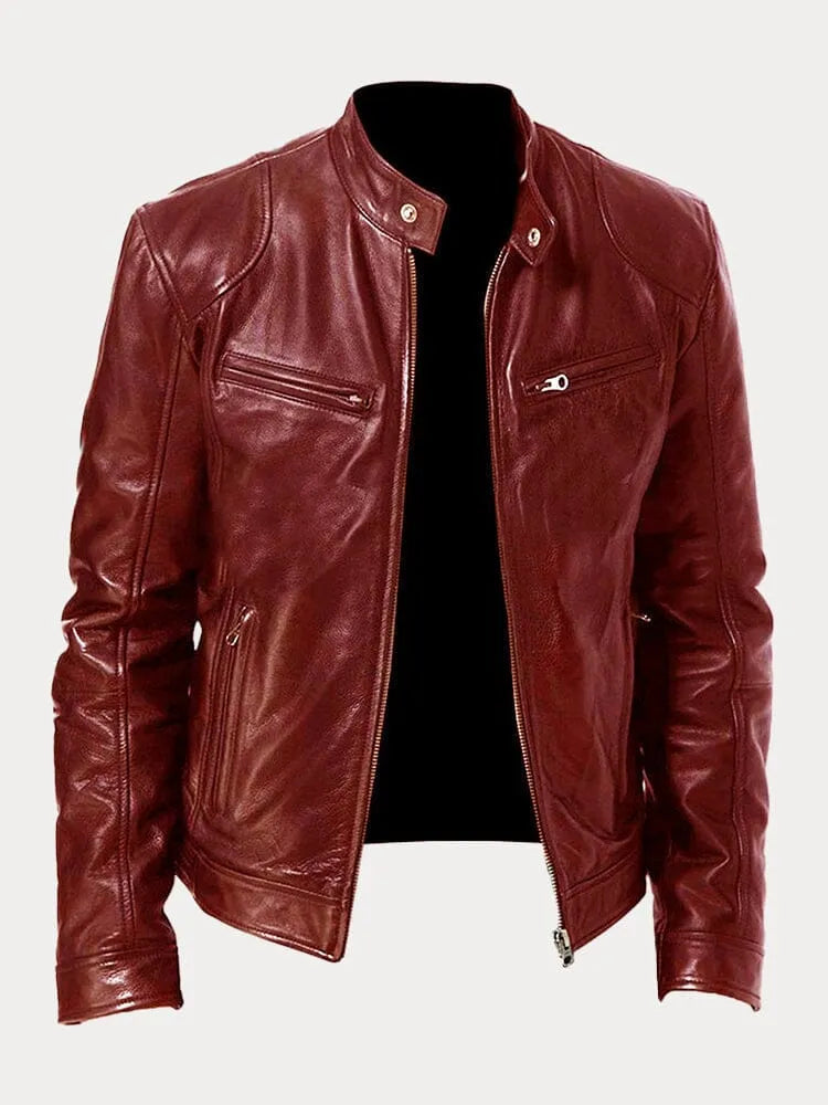 Atelier Élégance™ | Veste décontractée en cuir