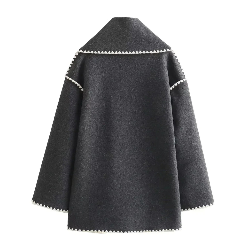 Atelier Élégance™ | Manteau écharpe Emma