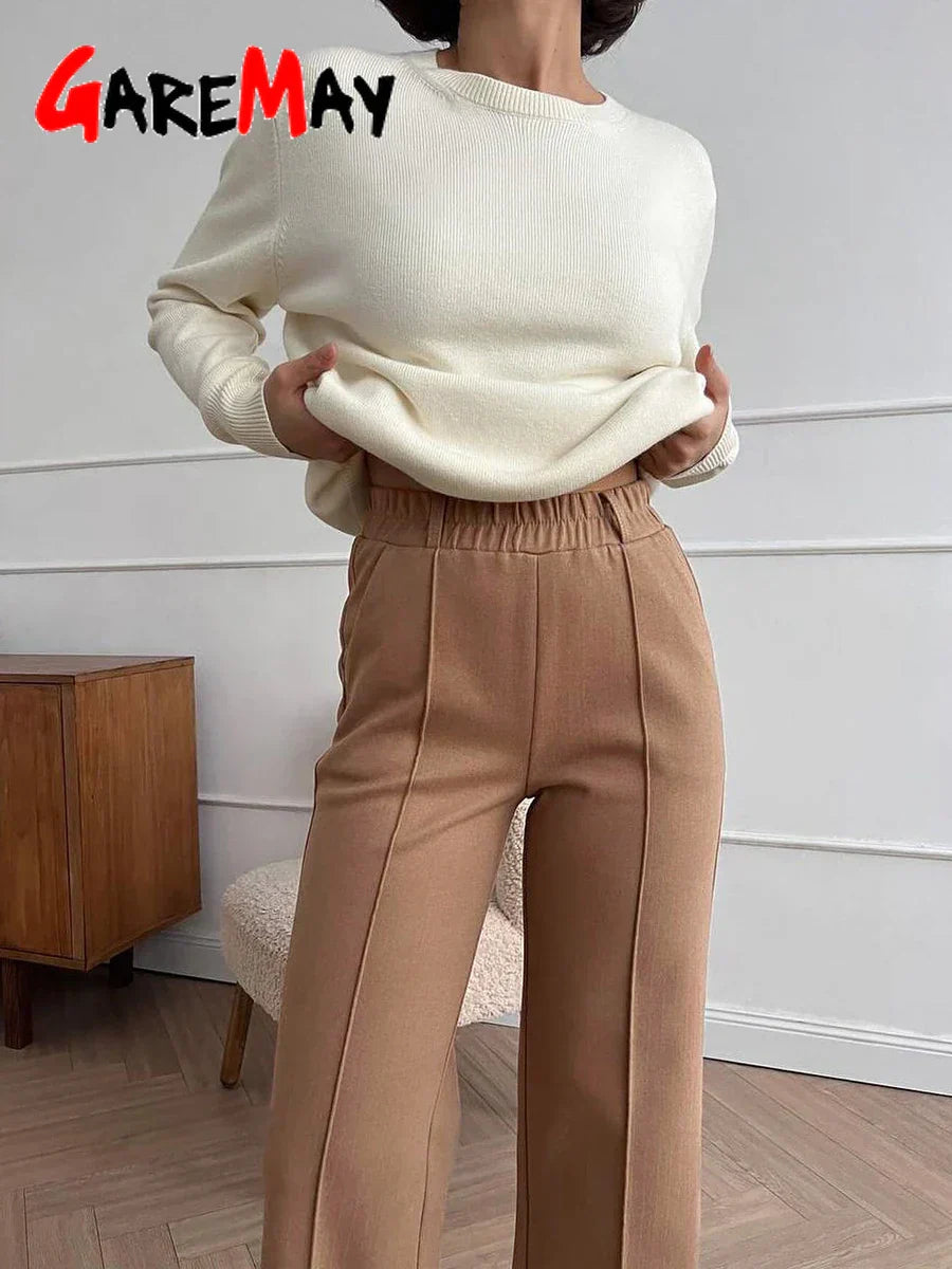 Atelier Élégance™ | Pantalon Élégant à Taille Élastique