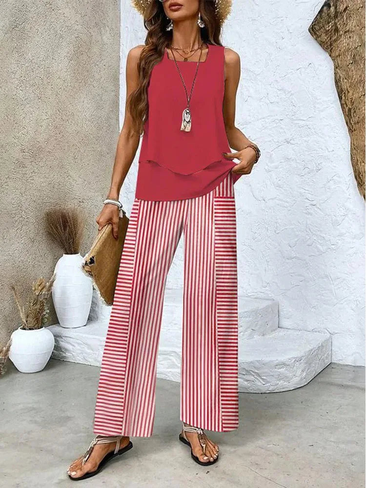 Atelier Élégance™ | Ensemble à imprimé tropical