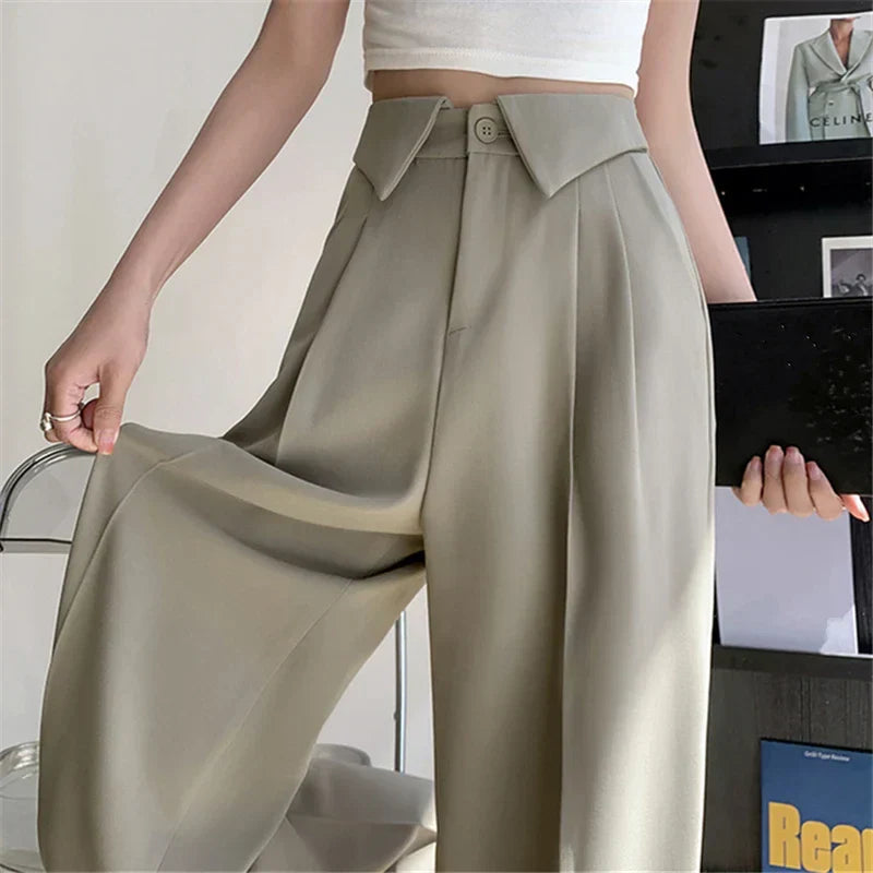 Atelier Élégance™ | Pantalon Évasé Élégance Structurée