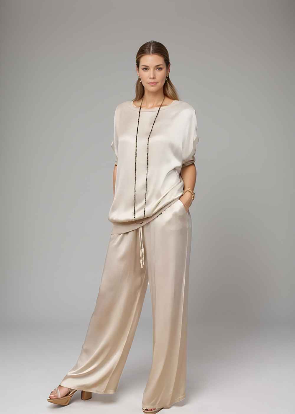 Atelier Élégance™ | Ensemble Lounge Satin