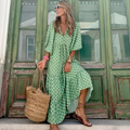 Atelier Élégance™ | Robe fluide avec imprimé de roses