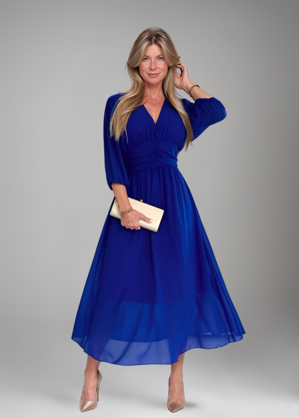 Atelier Élégance™ | Robe en chiffon légère et soyeuse