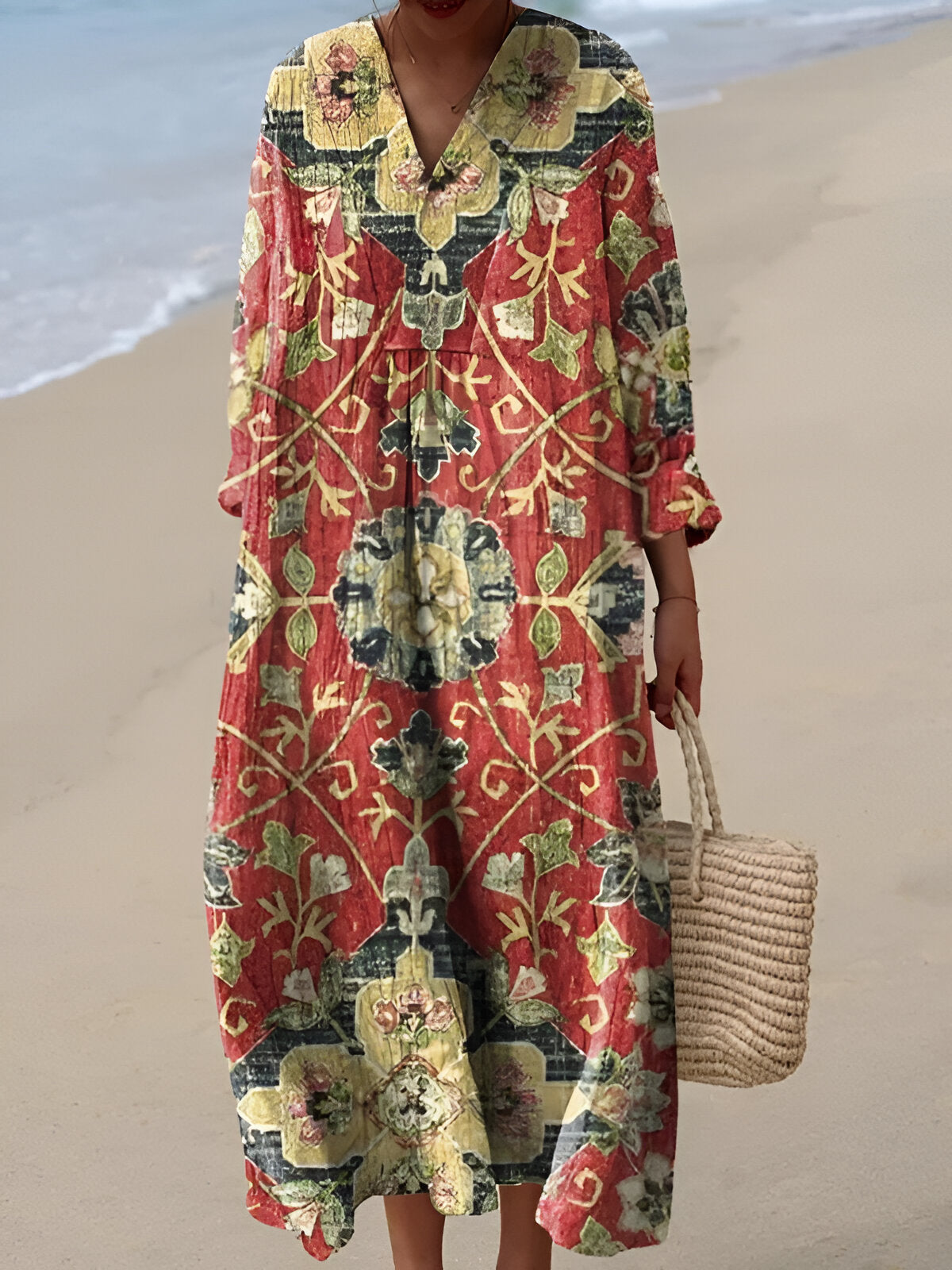 Atelier Élégance™ | Charelle robe Imprimée Brise d’Été