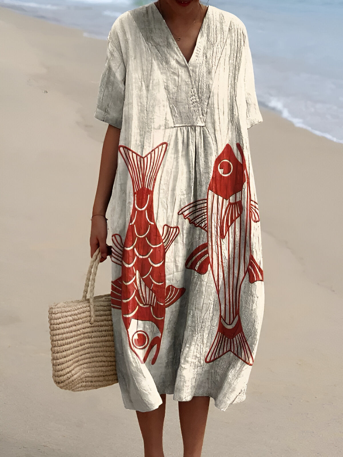 Atelier Élégance™ | Filia robe Imprimée Brise d’Été