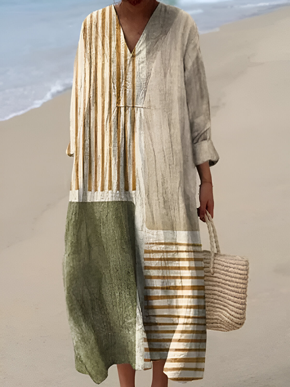 Atelier Élégance™ | Alida robe Imprimée Brise d’Été