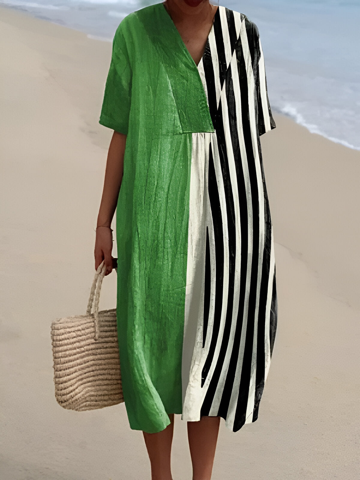 Atelier Élégance™ | Corry robe Imprimée Brise d’Été