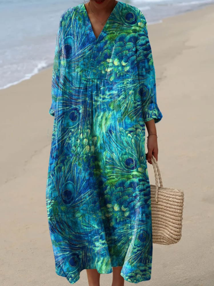 Atelier Élégance™ | Brooke robe Imprimée Brise d’Été