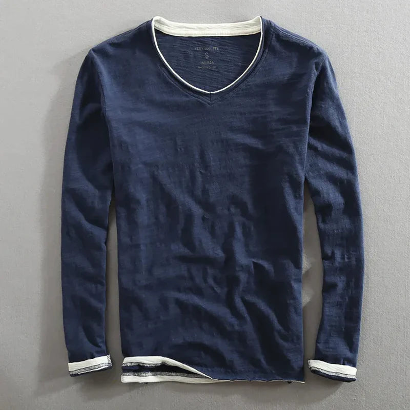 Atelier Élégance™ | Chemise à manches longues en coton