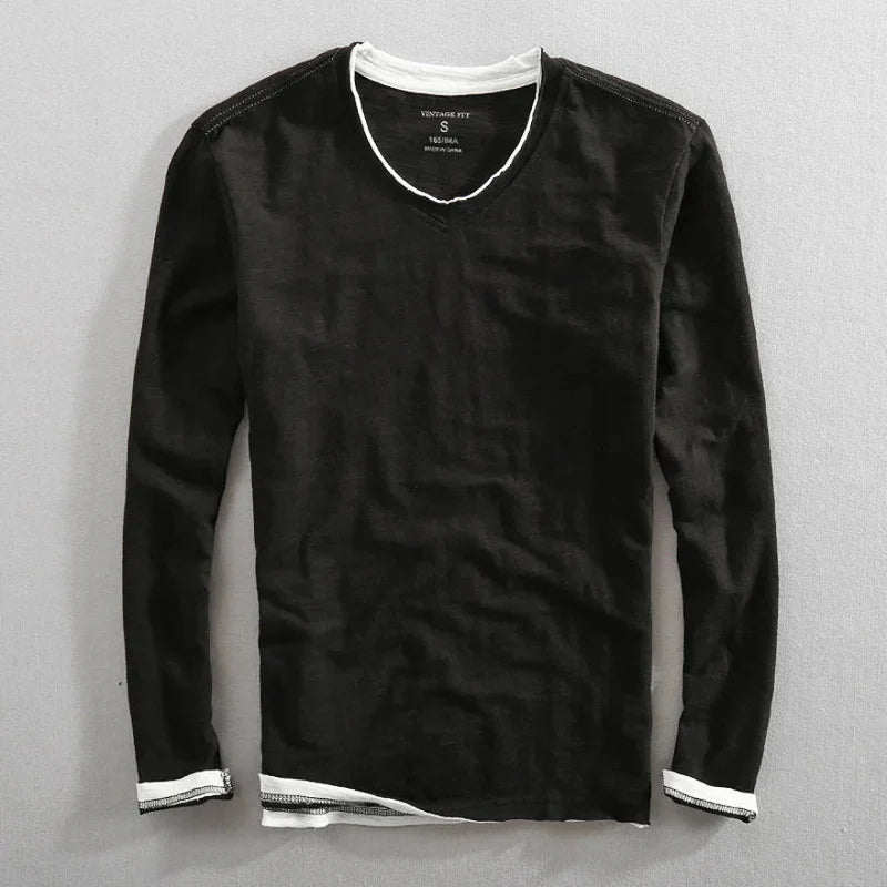 Atelier Élégance™ | Chemise à manches longues en coton
