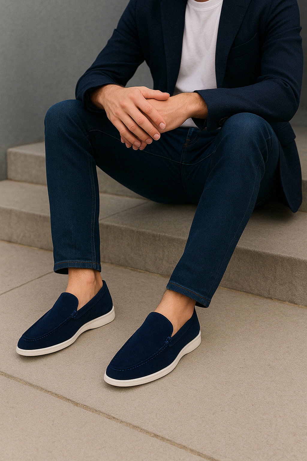 Atelier Élégance™ | Mocassins en daim chic
