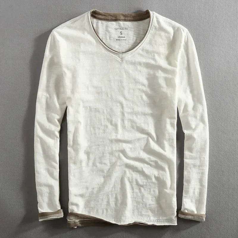 Atelier Élégance™ | Chemise à manches longues en coton