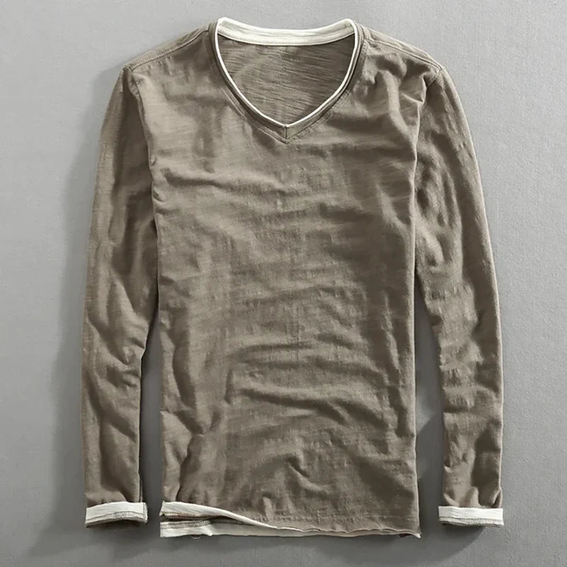 Atelier Élégance™ | Chemise à manches longues en coton