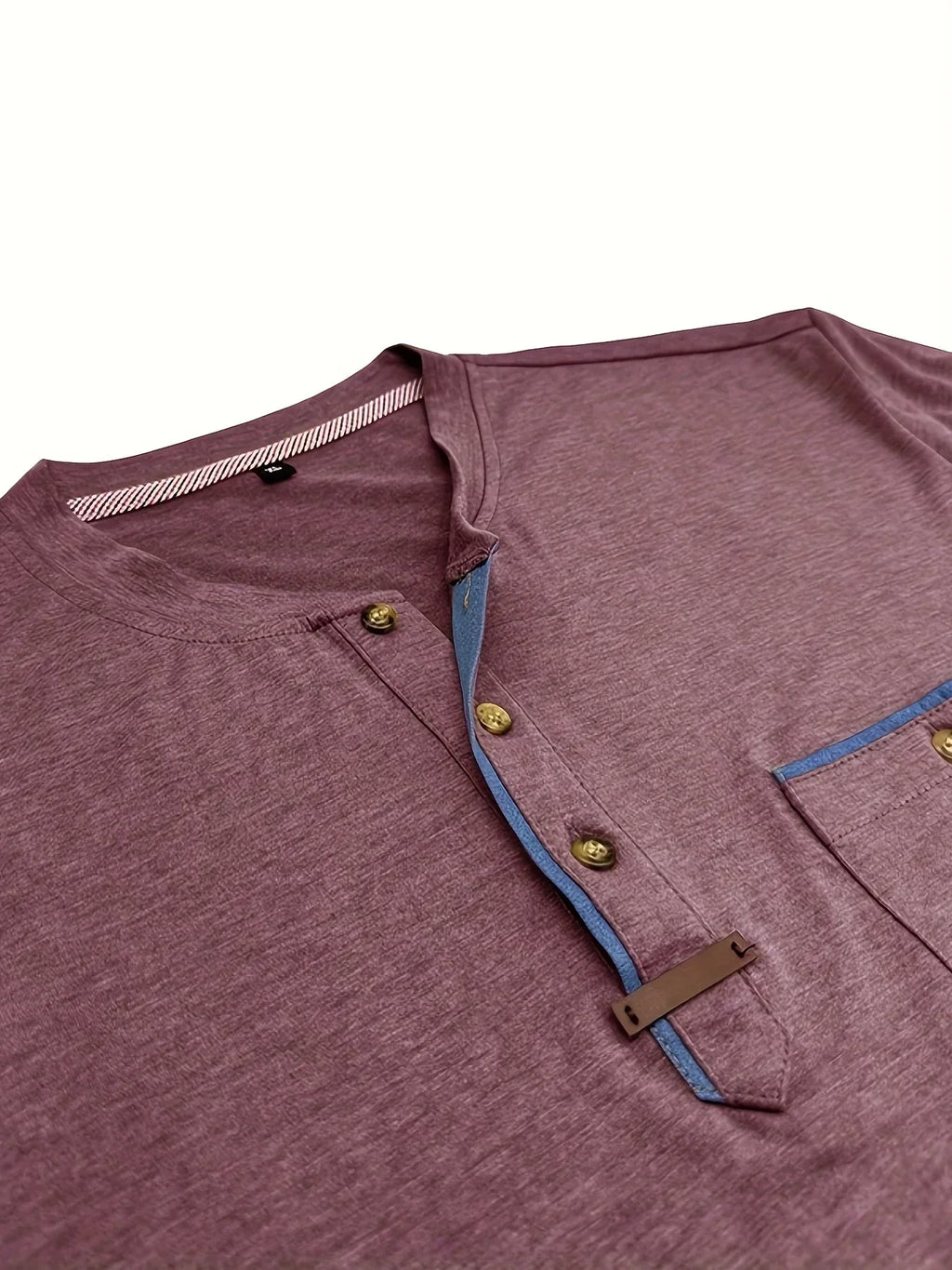 Lenoir™ | T-shirt col rond élégant avec poche
