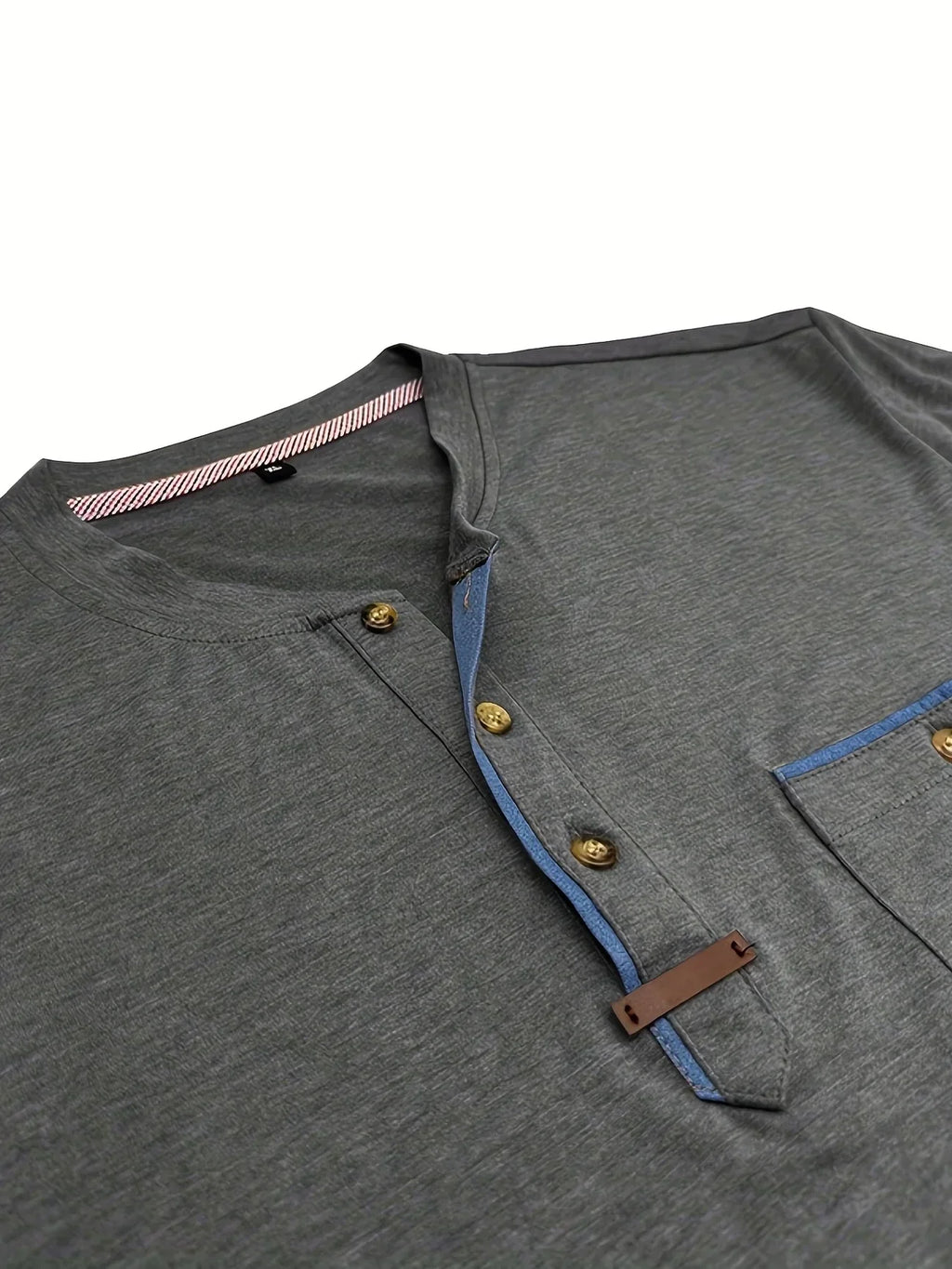 Lenoir™ | T-shirt col rond élégant avec poche