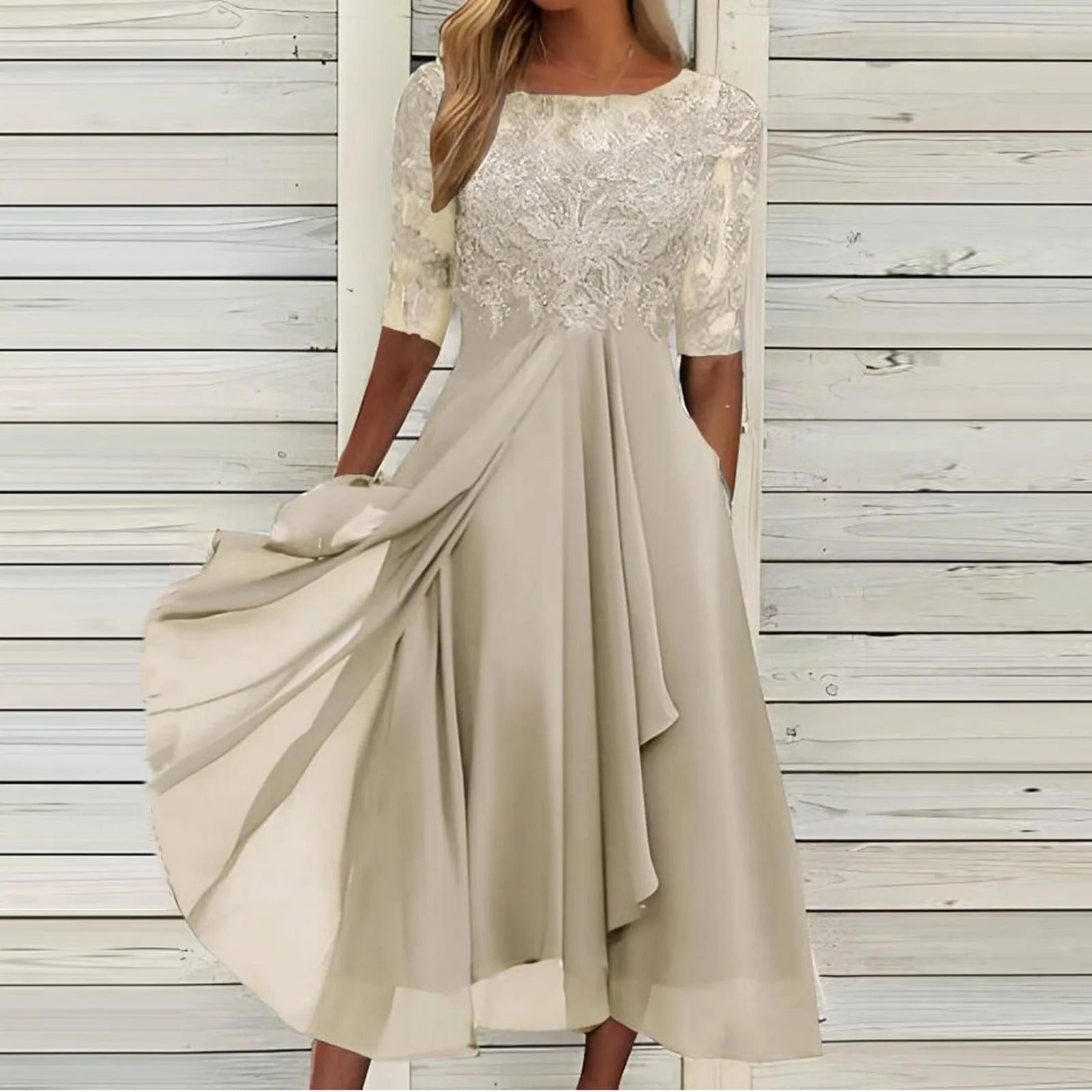 Atelier Élégance™ | Robe en Chiffon Élégante