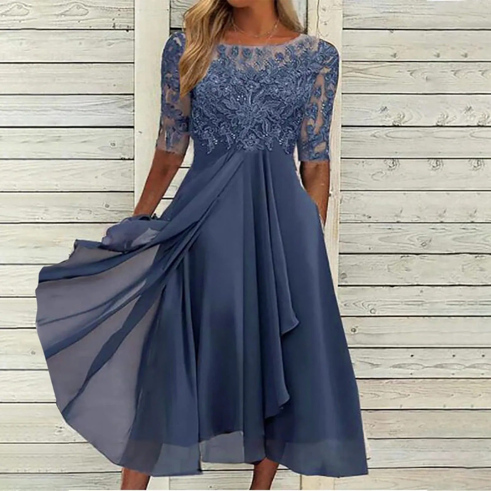 Atelier Élégance™ | Robe en Chiffon Élégante