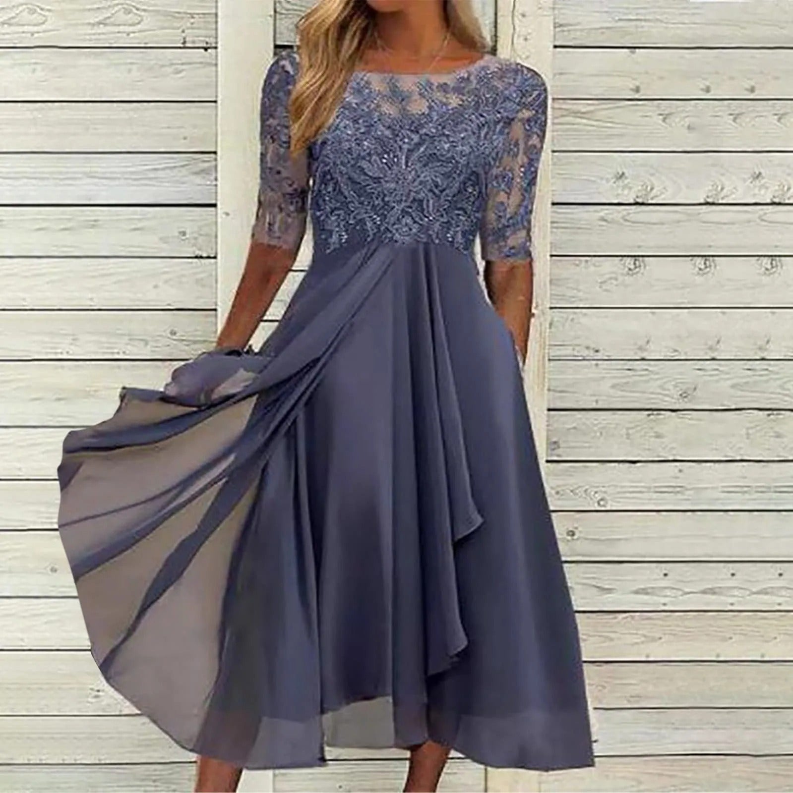 Atelier Élégance™ | Robe en Chiffon Élégante