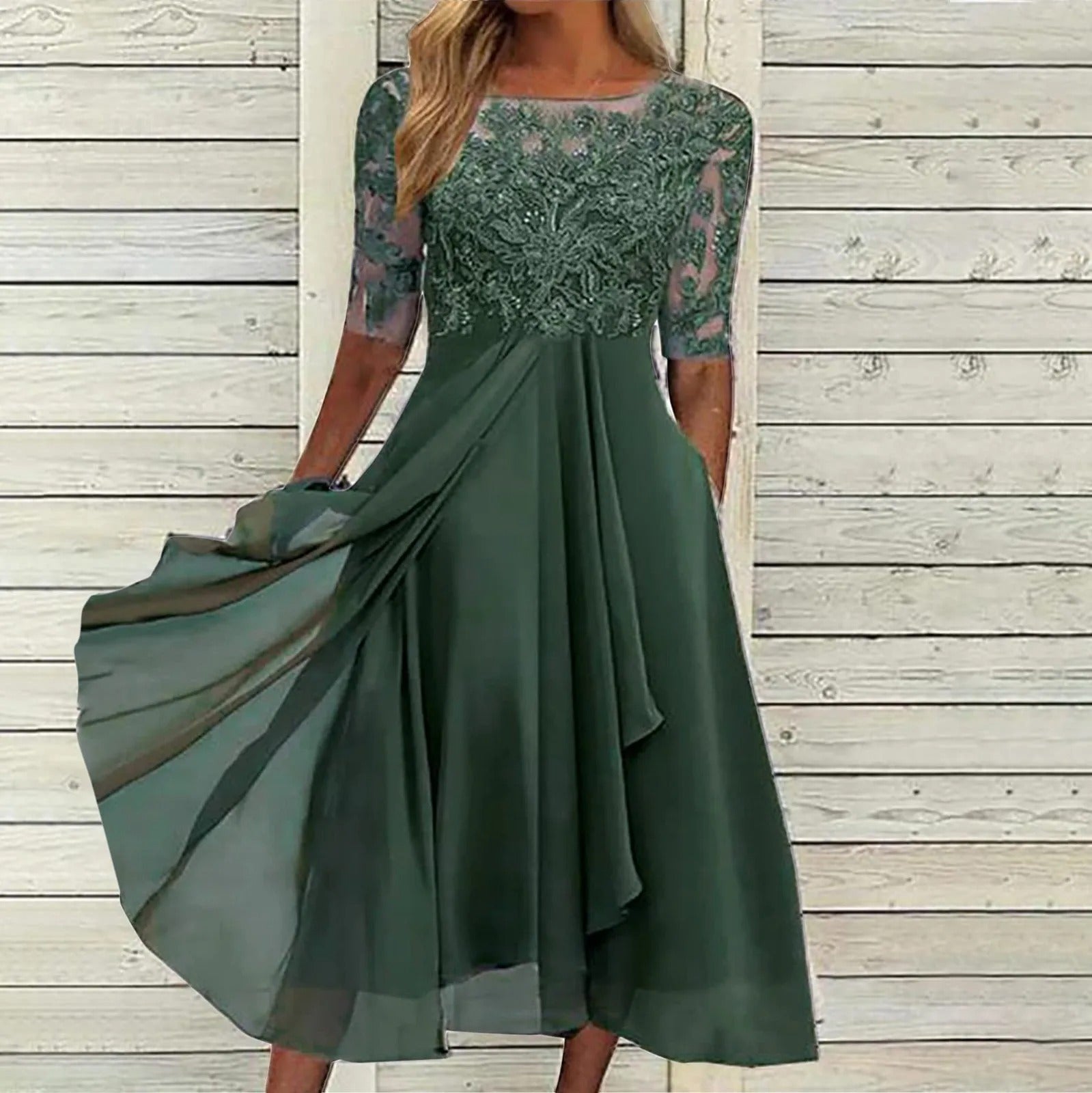 Atelier Élégance™ | Robe en Chiffon Élégante