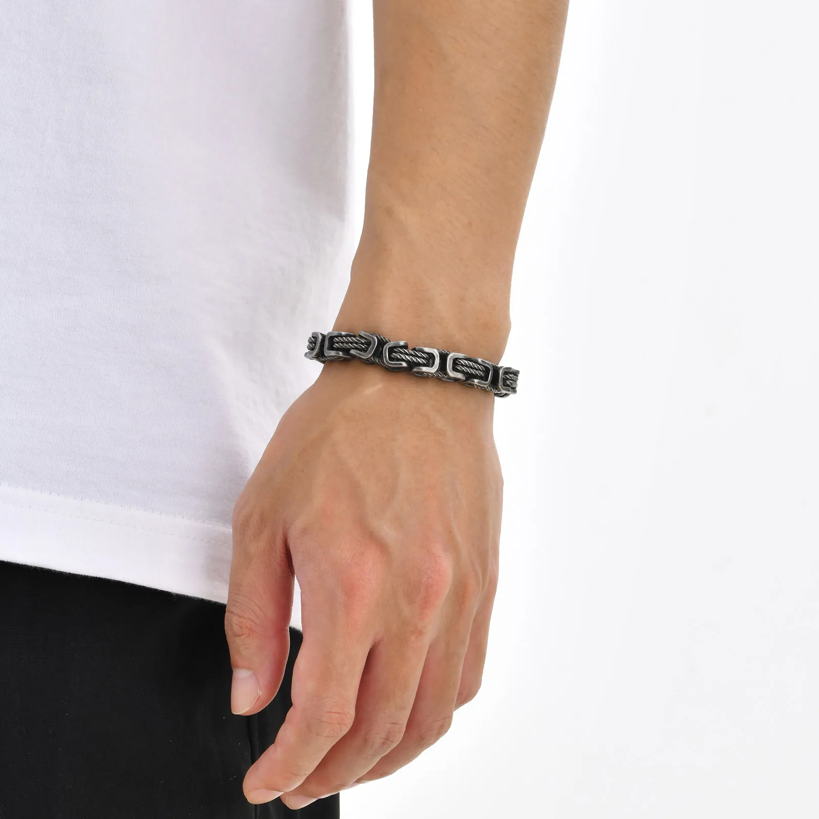 Atelier Élégance™ | Bracelet en chaîne forgée